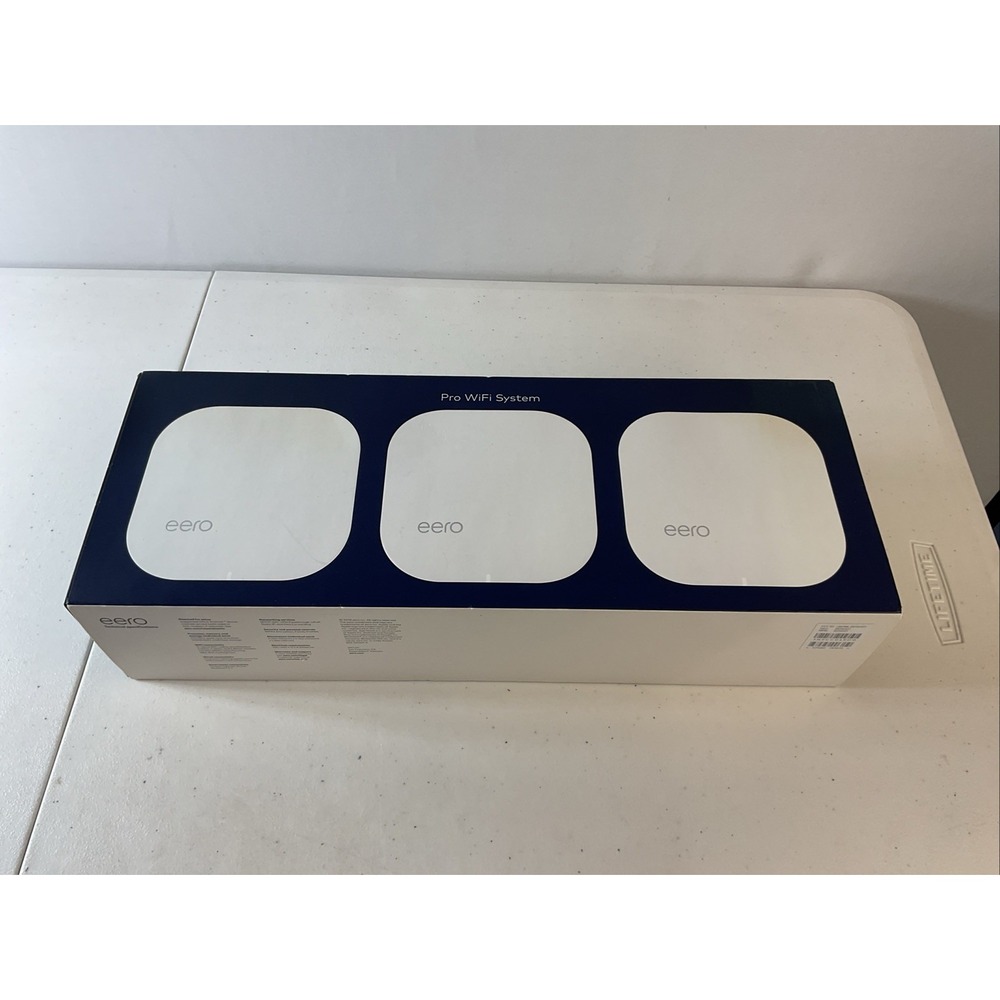 Eero Pro 2nd Gen B010001 Mesh Wi-Fi System Open Box New Three Units w/power supp